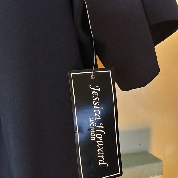 New Women's Short Sleeve Color Block Woven Dress - Picture 5 of 7